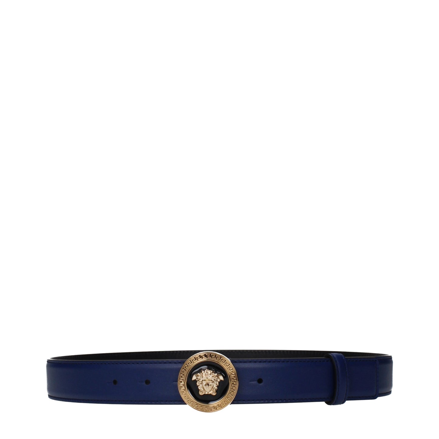 Blue Leather Belt