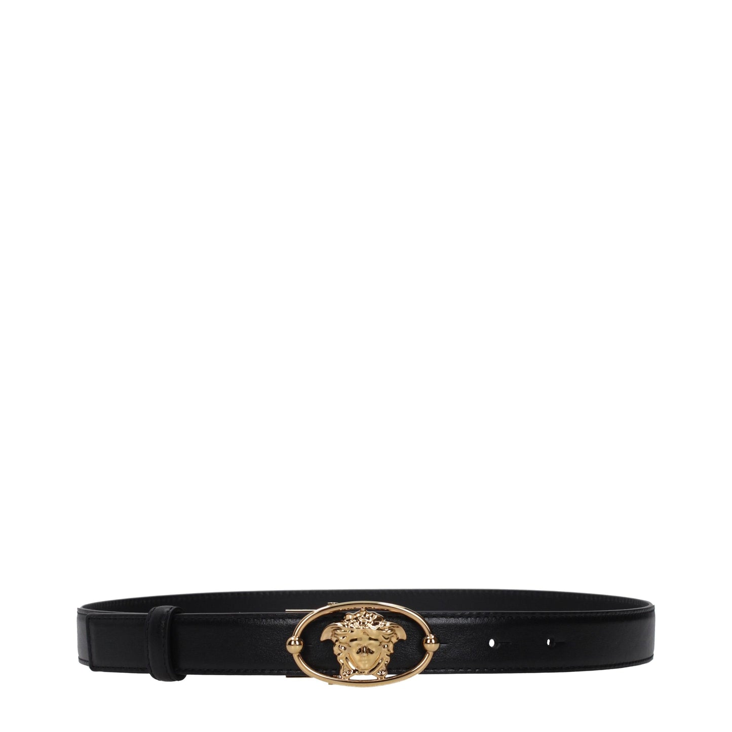 Black Leather Regular Belt
