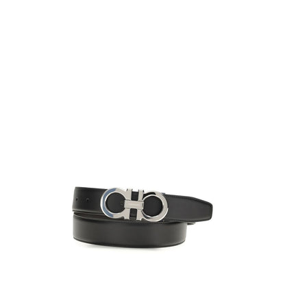 Black Leather Regular Belt