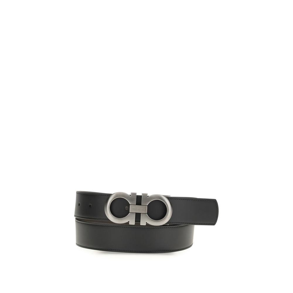 Black Leather Regular Belt