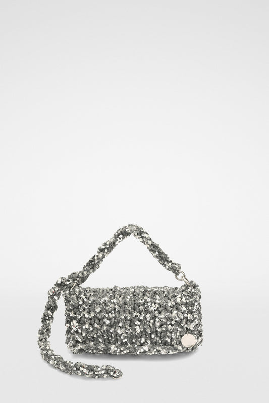 Jil Sander Gray Fibres Clutch Bag