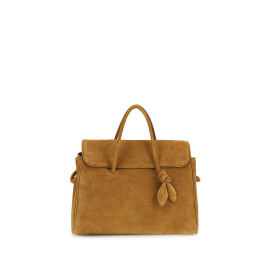 Jacquemus Beige Calf Leather Bos Taurus Handbag