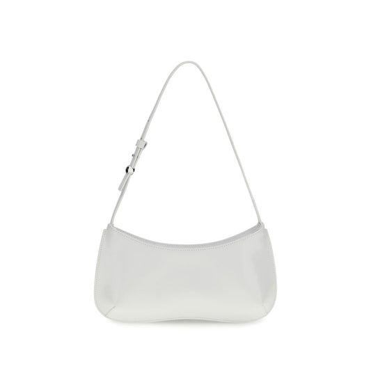 Jacquemus White Calf Leather Bos Taurus Shoulder Bag