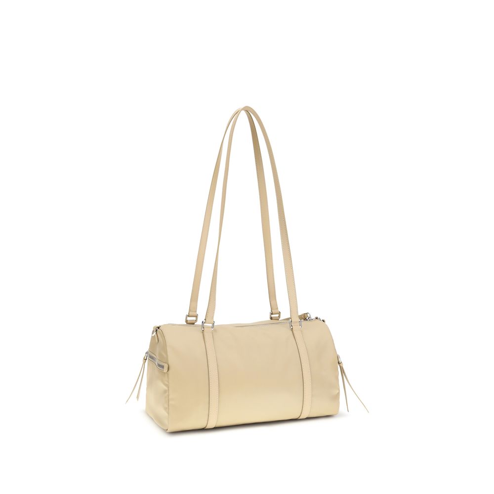 Prada Beige Polyamide Shoulder Bag
