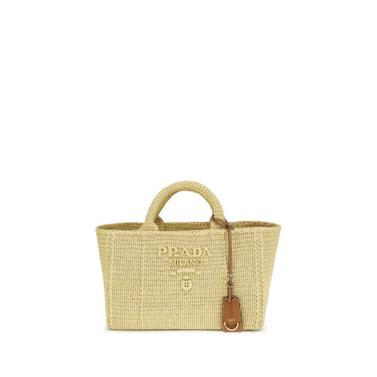Prada Beige Viscose Handbag