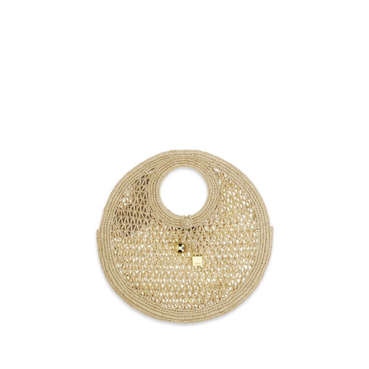 Jacquemus Beige Raffia Handbag