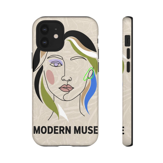 Modern Muse Phone Case — Abstract Line Art Protective Cover