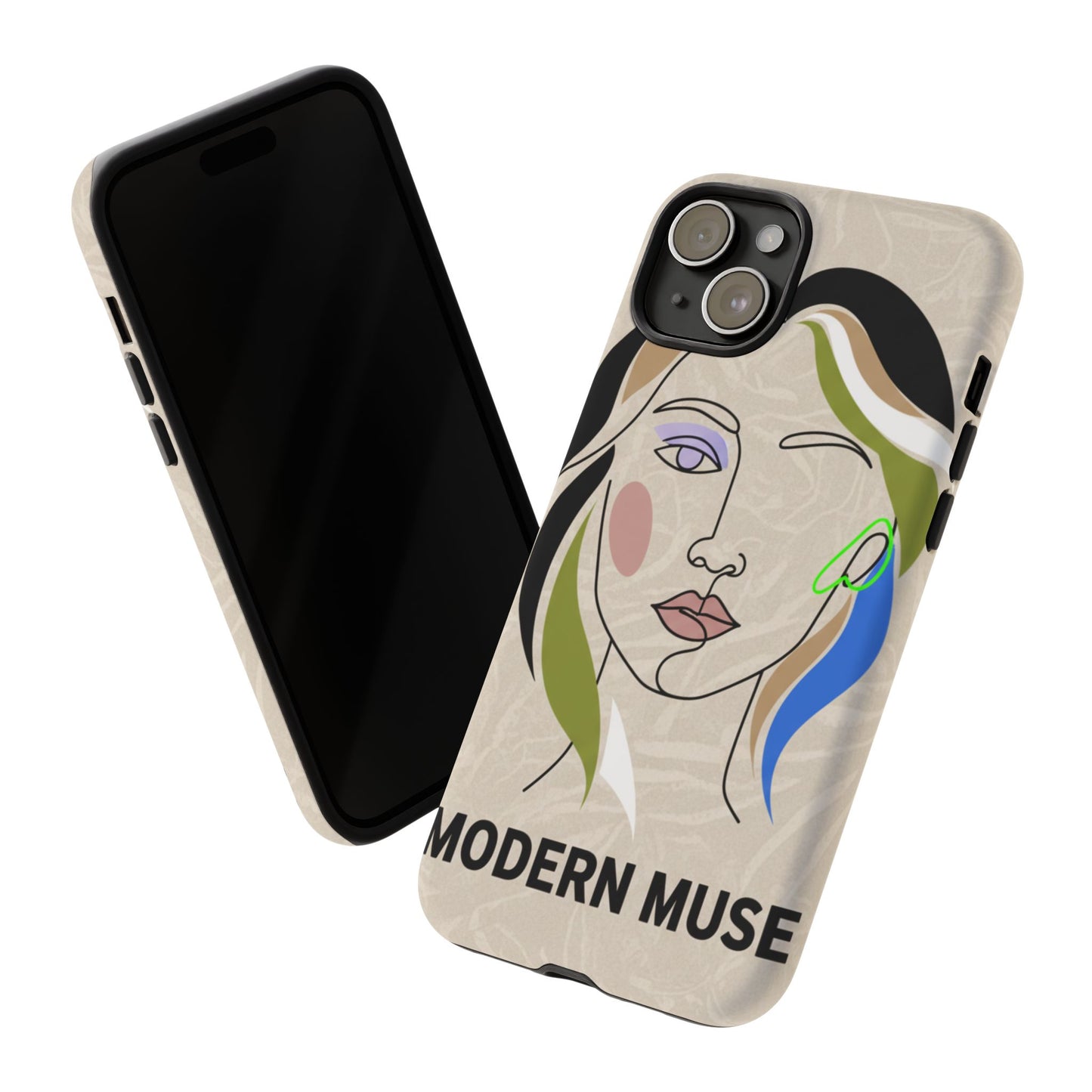 Modern Muse Phone Case — Abstract Line Art Protective Cover