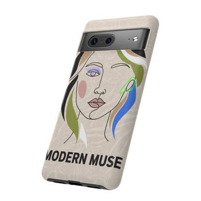 Modern Muse Phone Case — Abstract Line Art Protective Cover