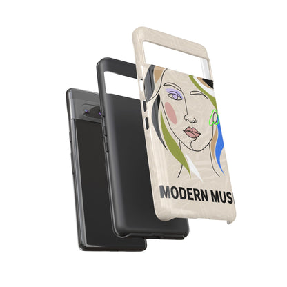 Modern Muse Phone Case — Abstract Line Art Protective Cover
