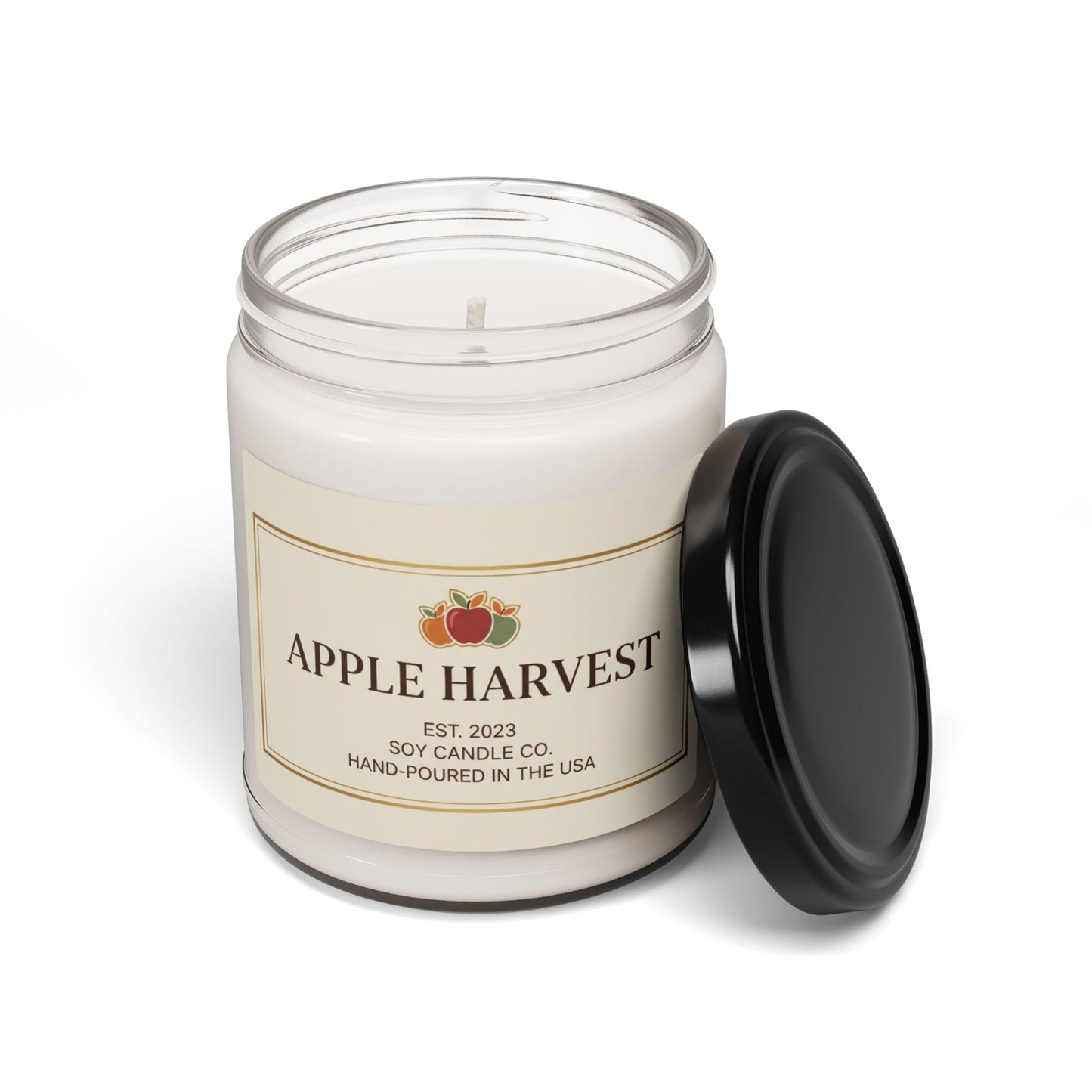 Apple Harvest Scented Soy Candle — 9oz Autumn Spice Candle